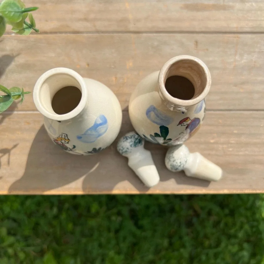 L&MING Vintage Oil and Vinegar French Peasant Set